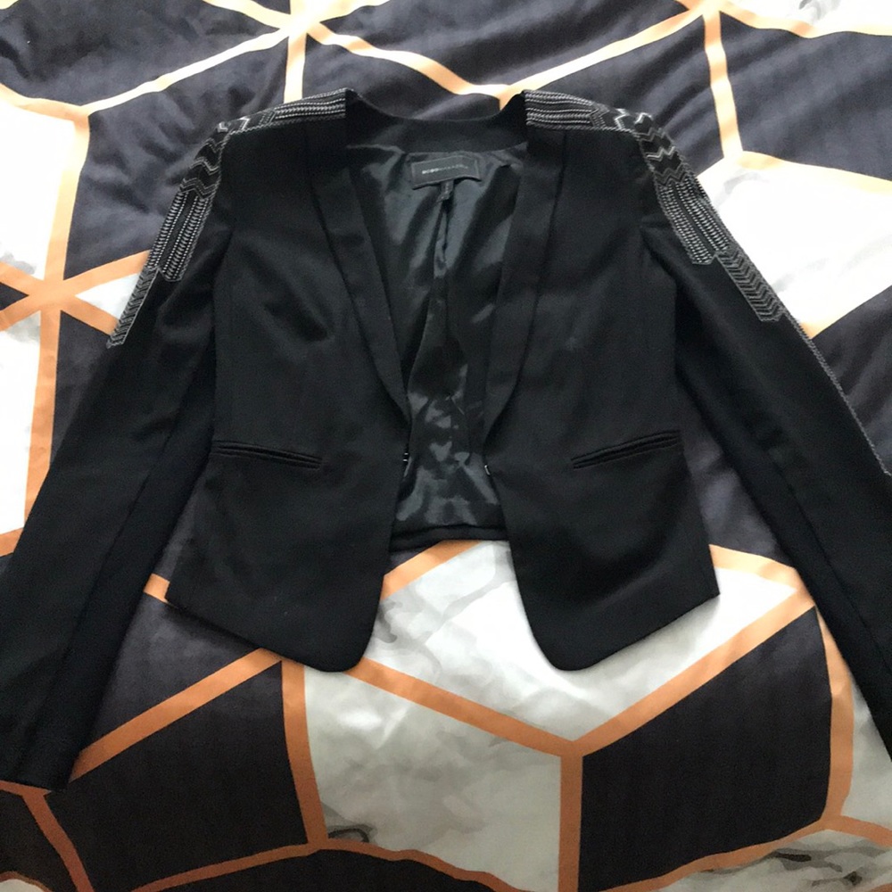 BCBG Embroidered Bowie Blazer